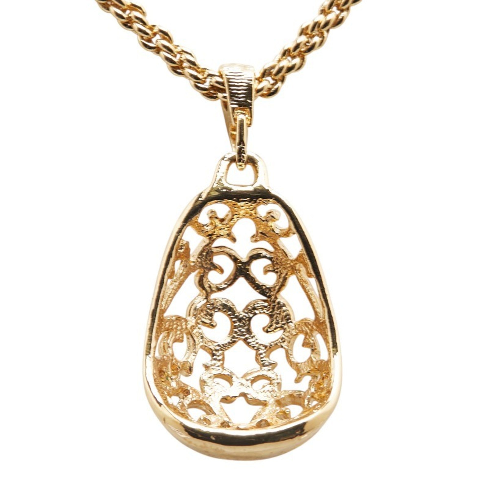Vintage Pendant Necklace Gold