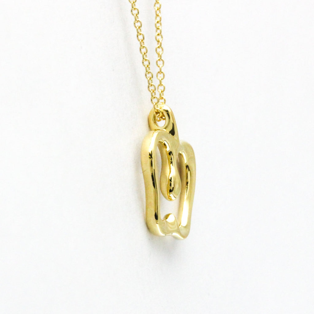 Apple Pendant Necklace 18K Yellow Gold
