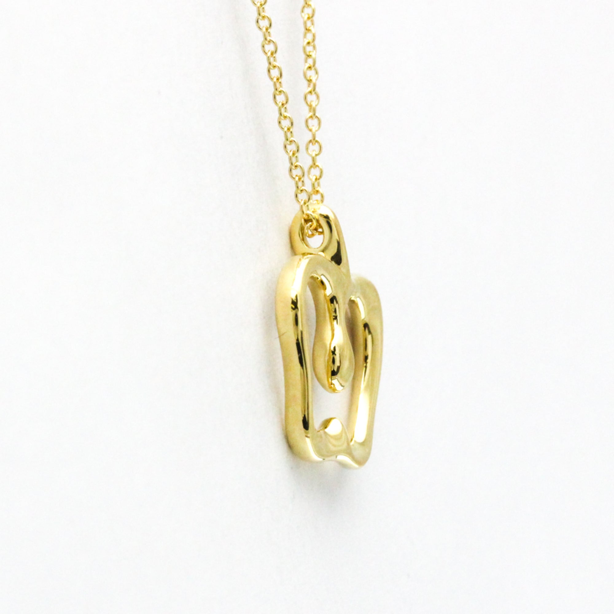 Apple Pendant Necklace 18K Yellow Gold