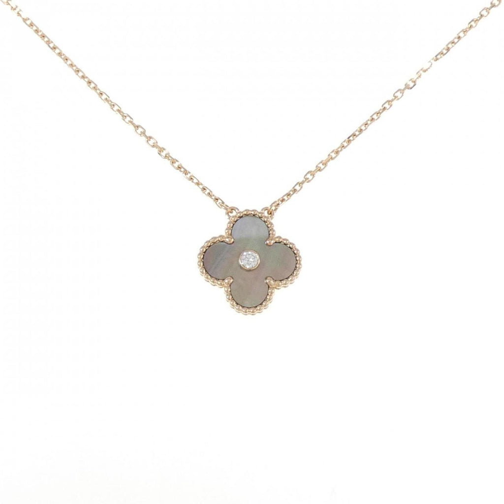 Vintage Alhambra Pendant Necklace 18K Rose Gold