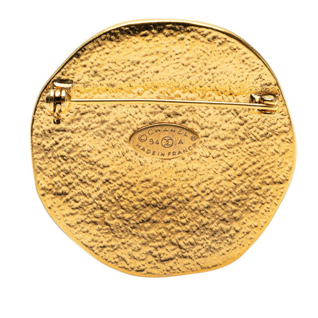 CC Logo Brooch Metal