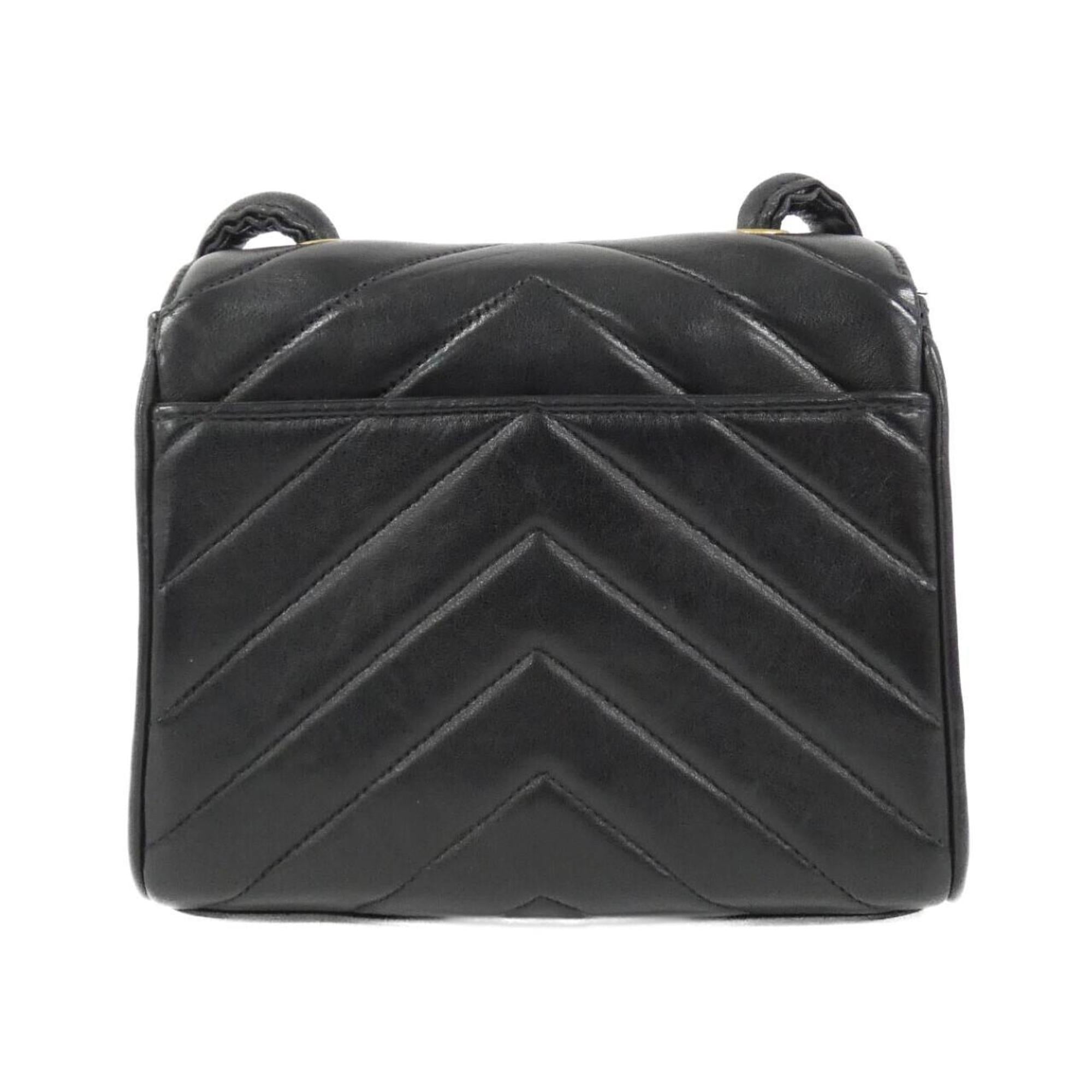 Vintage Envelope Flap Bag Chevron Lambskin Mini