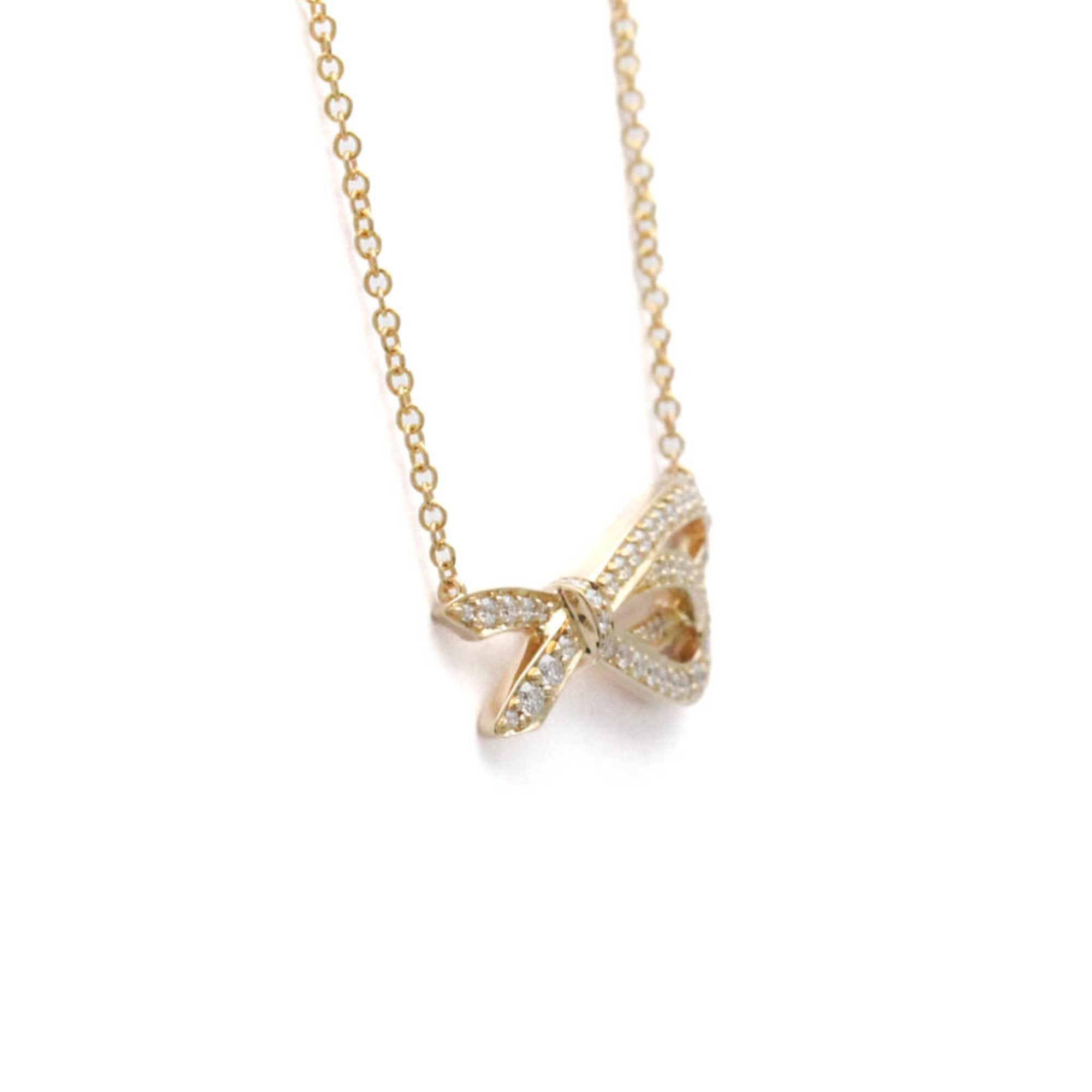 Pendant Necklace 18K Rose Gold with Diamond