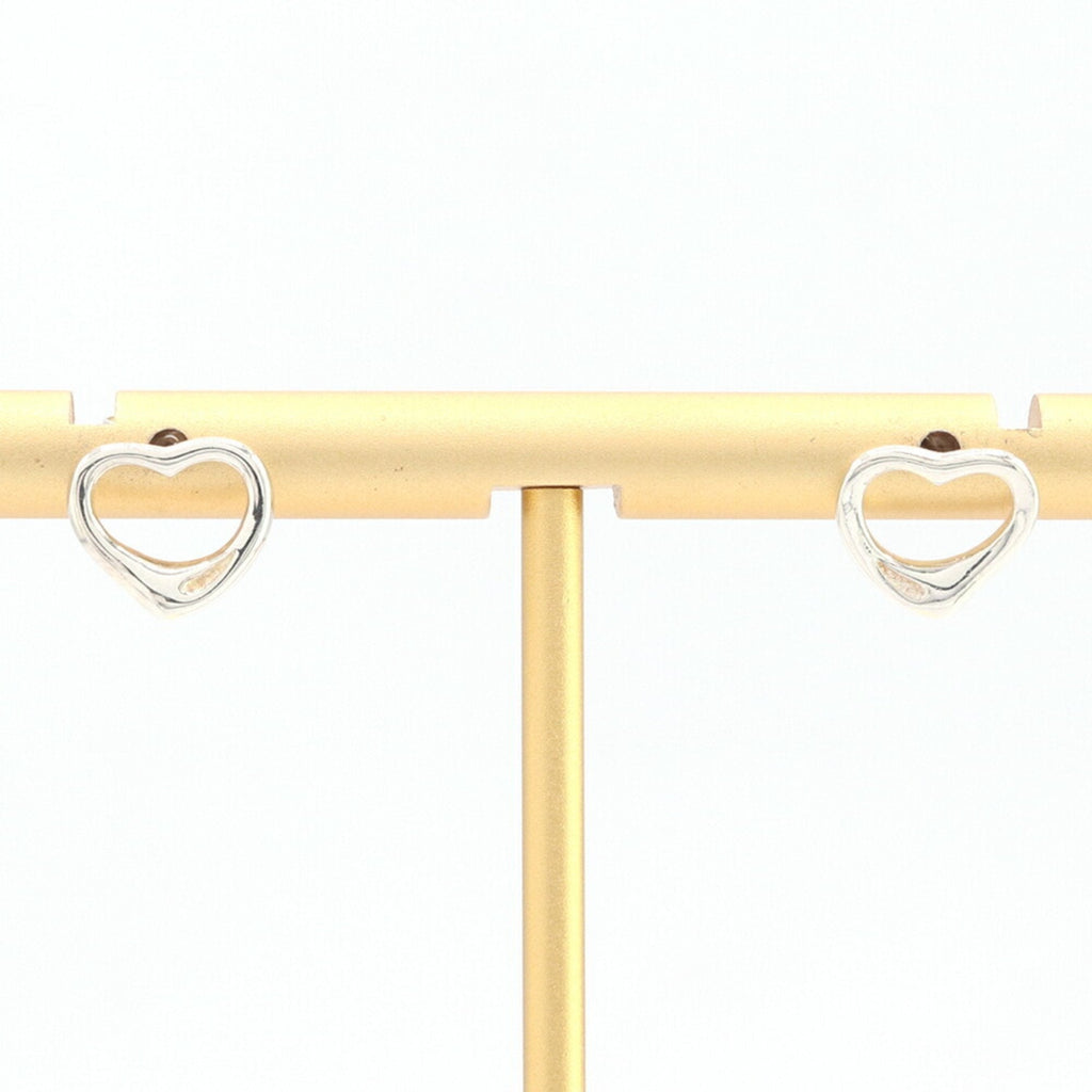 Elsa Peretti Earrings Sterling Silver 9.5mm Sterling Silver