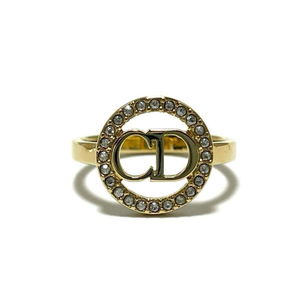 Band Ring Metal and Rhinestone