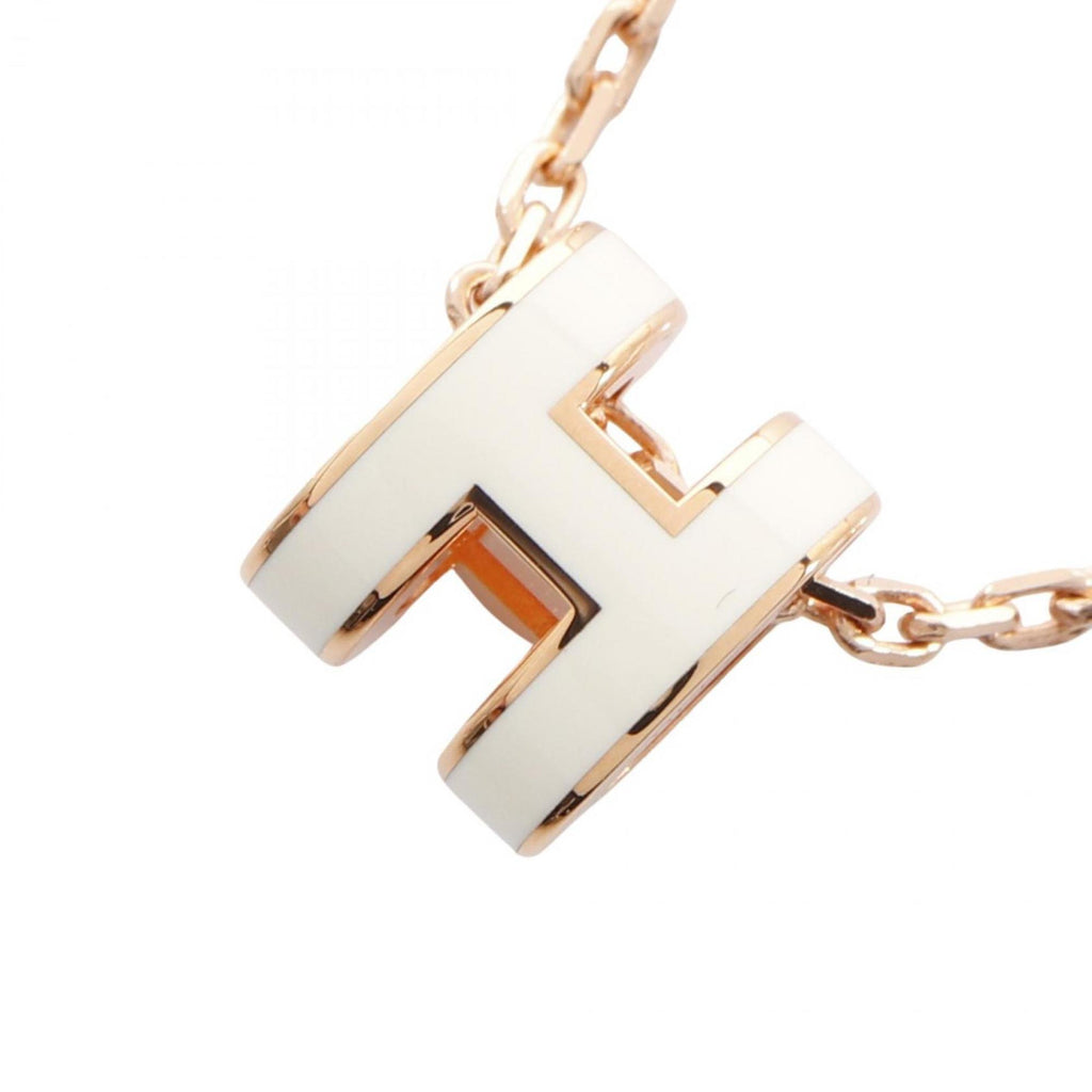 Pop H Pendant Necklace Gold-Tone Metal