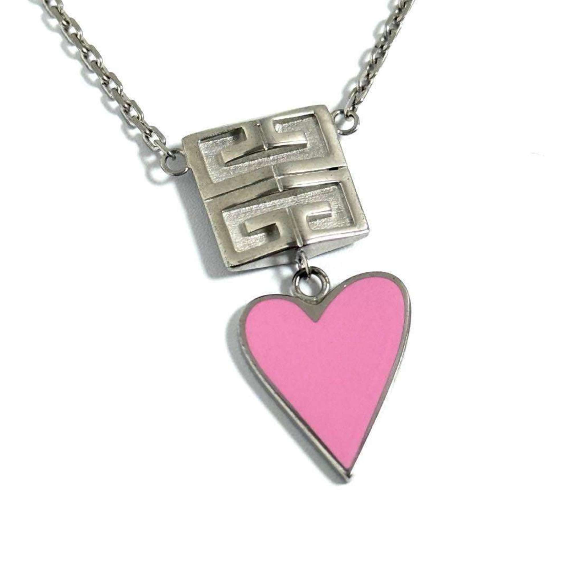 4G Heart Pendant Necklace Metal
