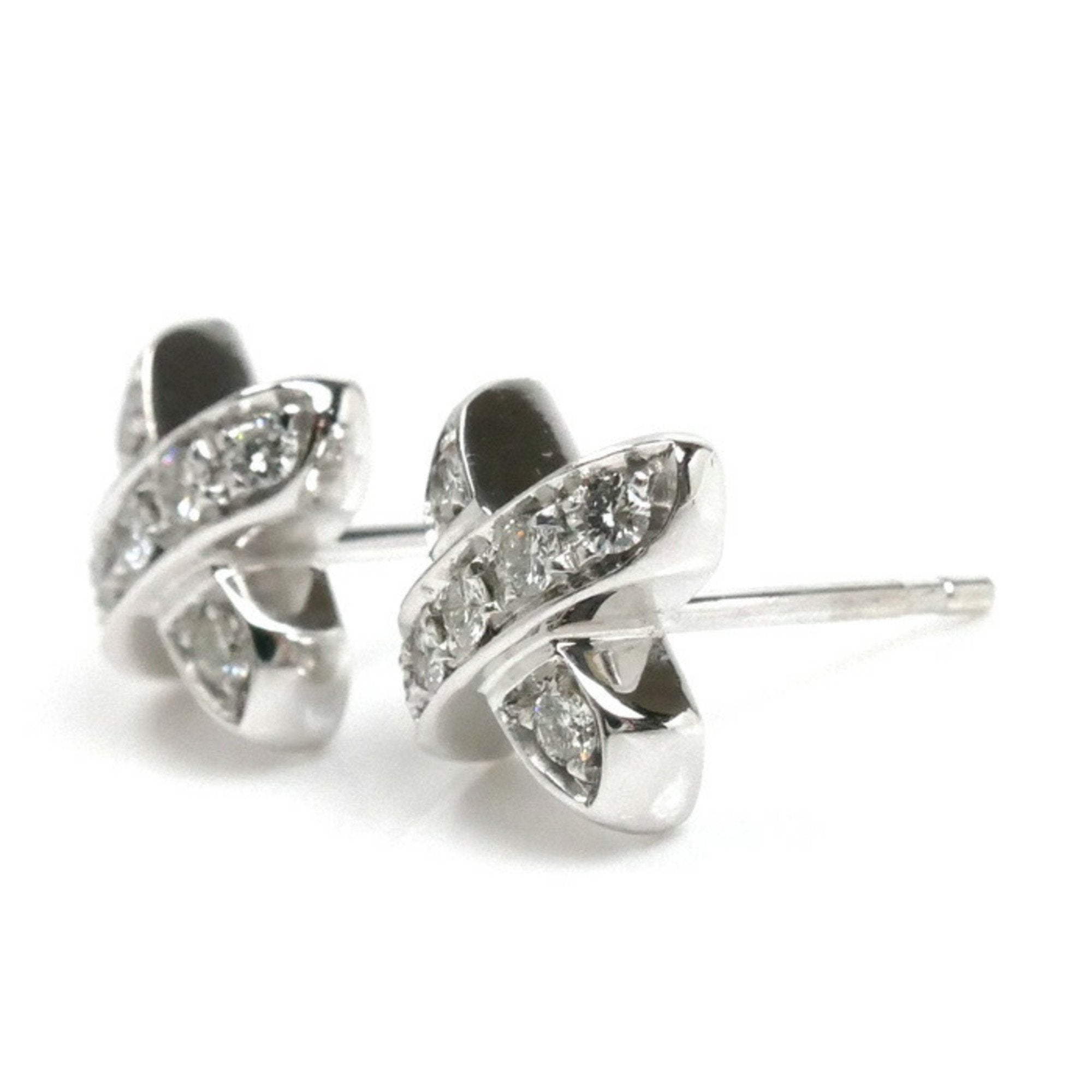 Earrings 18K White Gold