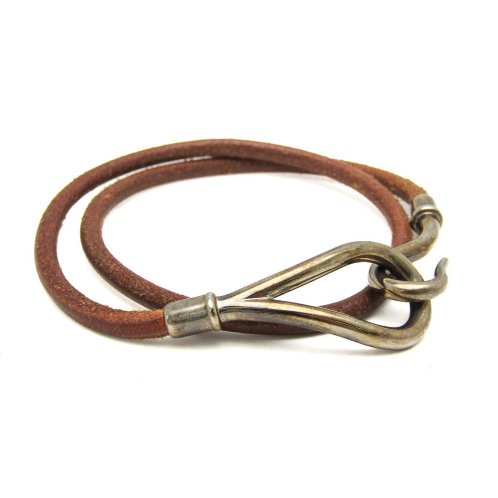 Jumbo Bracelet Leather and Metal