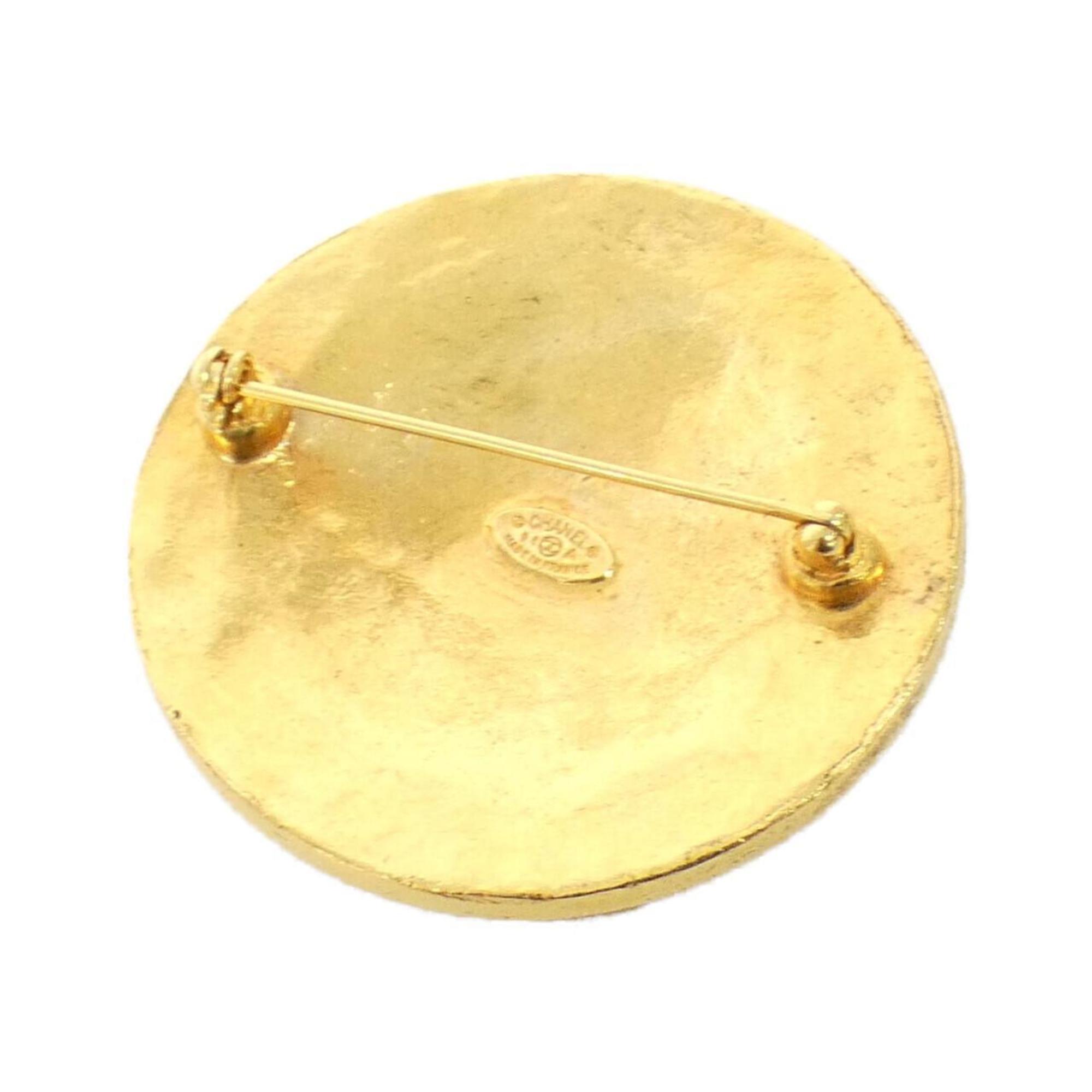 Brooch Gold-Tone Metal