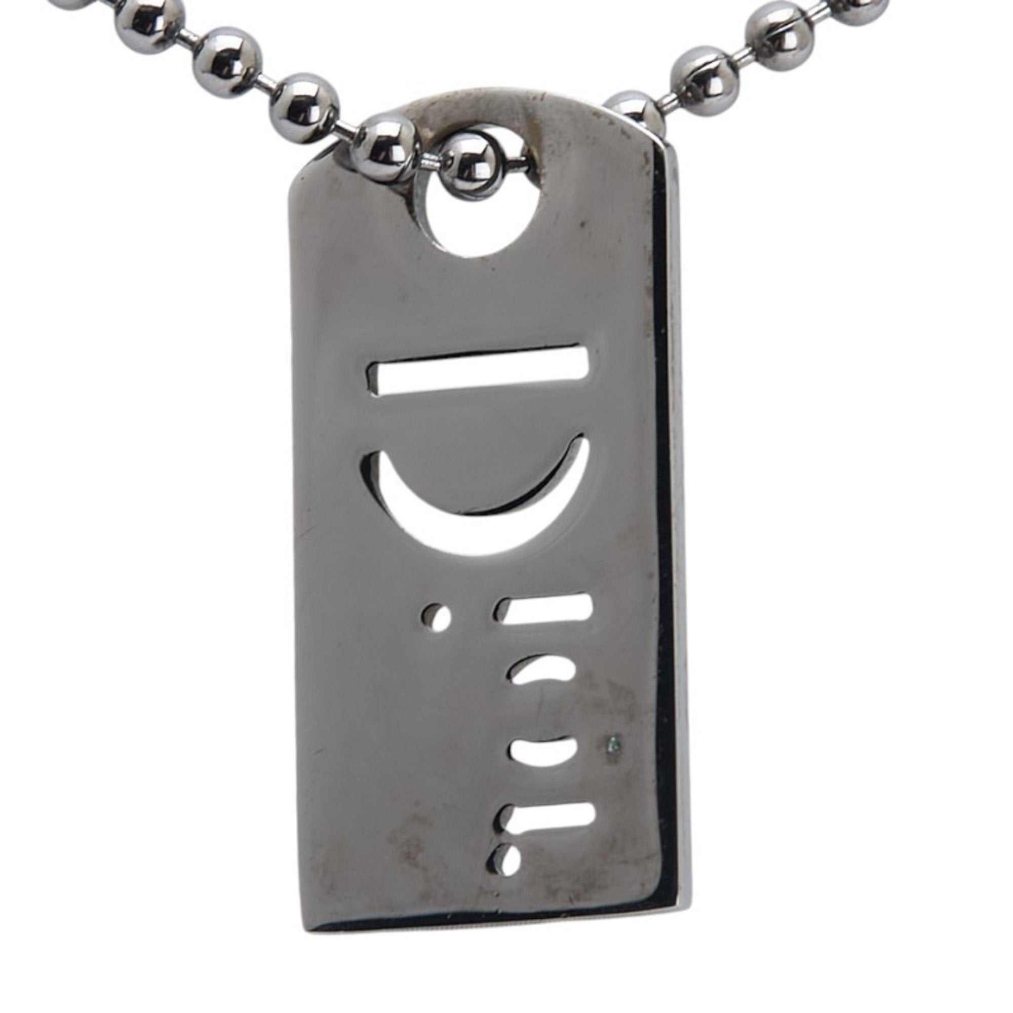 Pendant Necklace Metal Silver