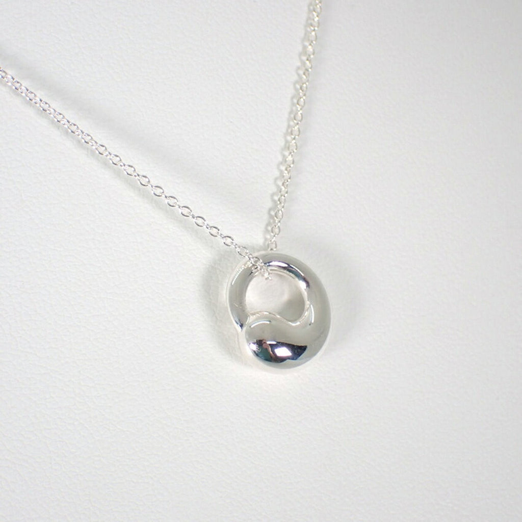 Eternal Circle Pendant Necklace Sterling Silver