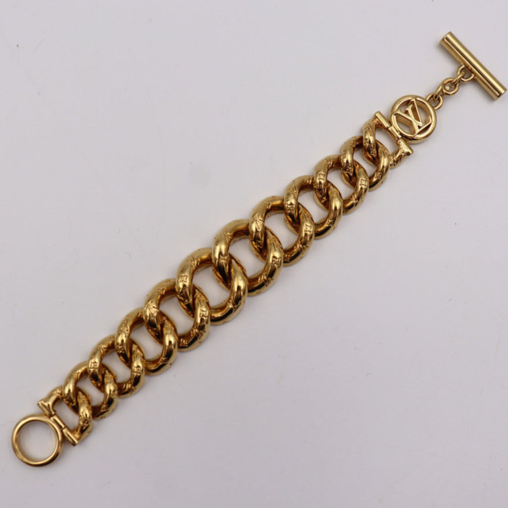 Monogram Bracelet Metal Gold