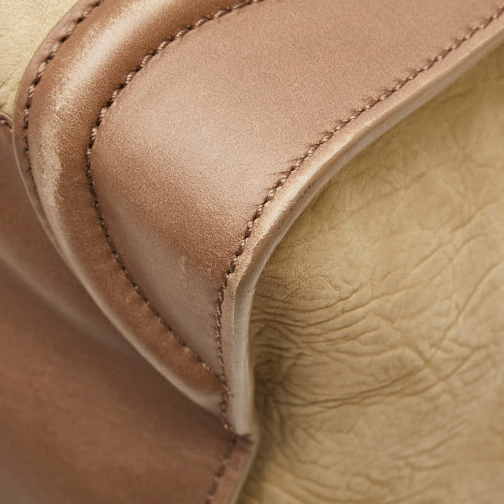 Tricolor Luggage Bag Nubuck Mini