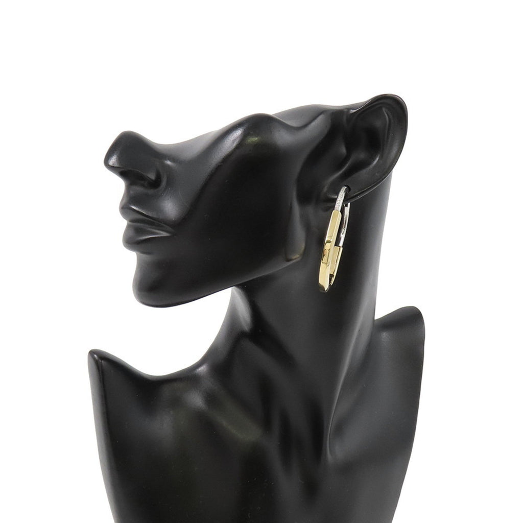 Earrings White Gold and Yellow Gold