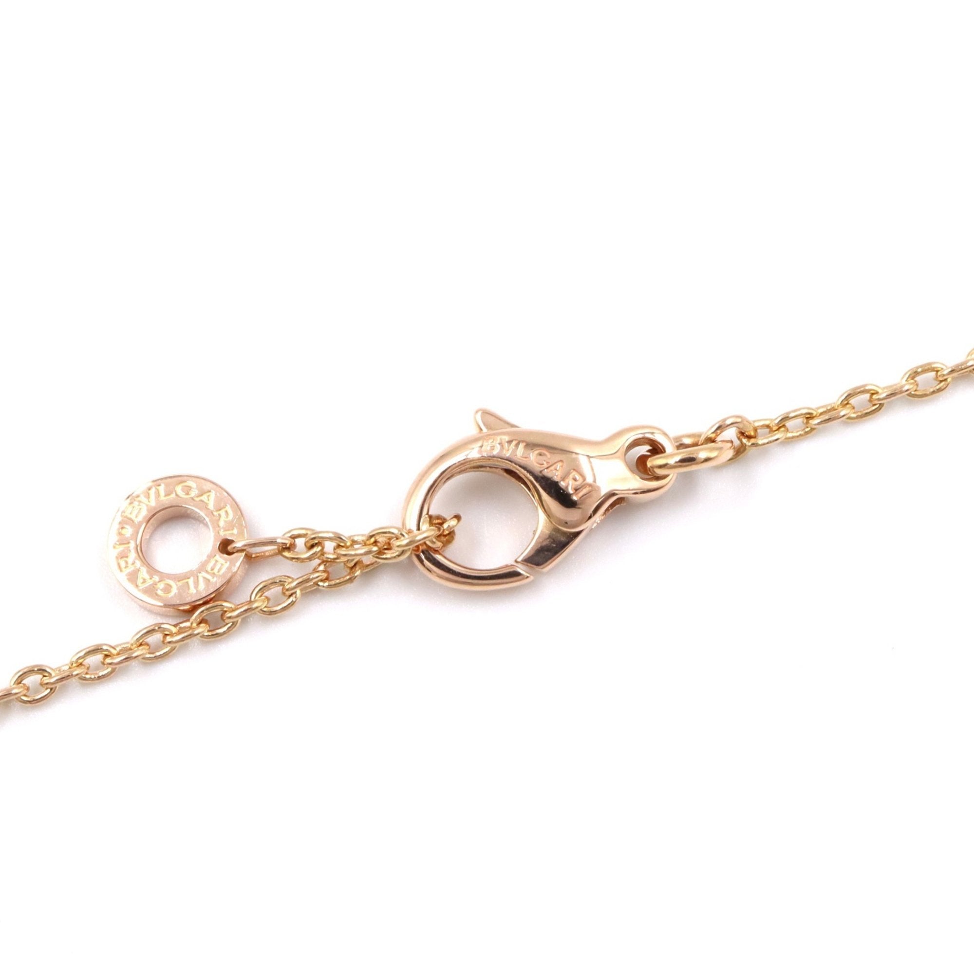 B.Zero1 Pendant Necklace Ceramic and 18K Rose Gold