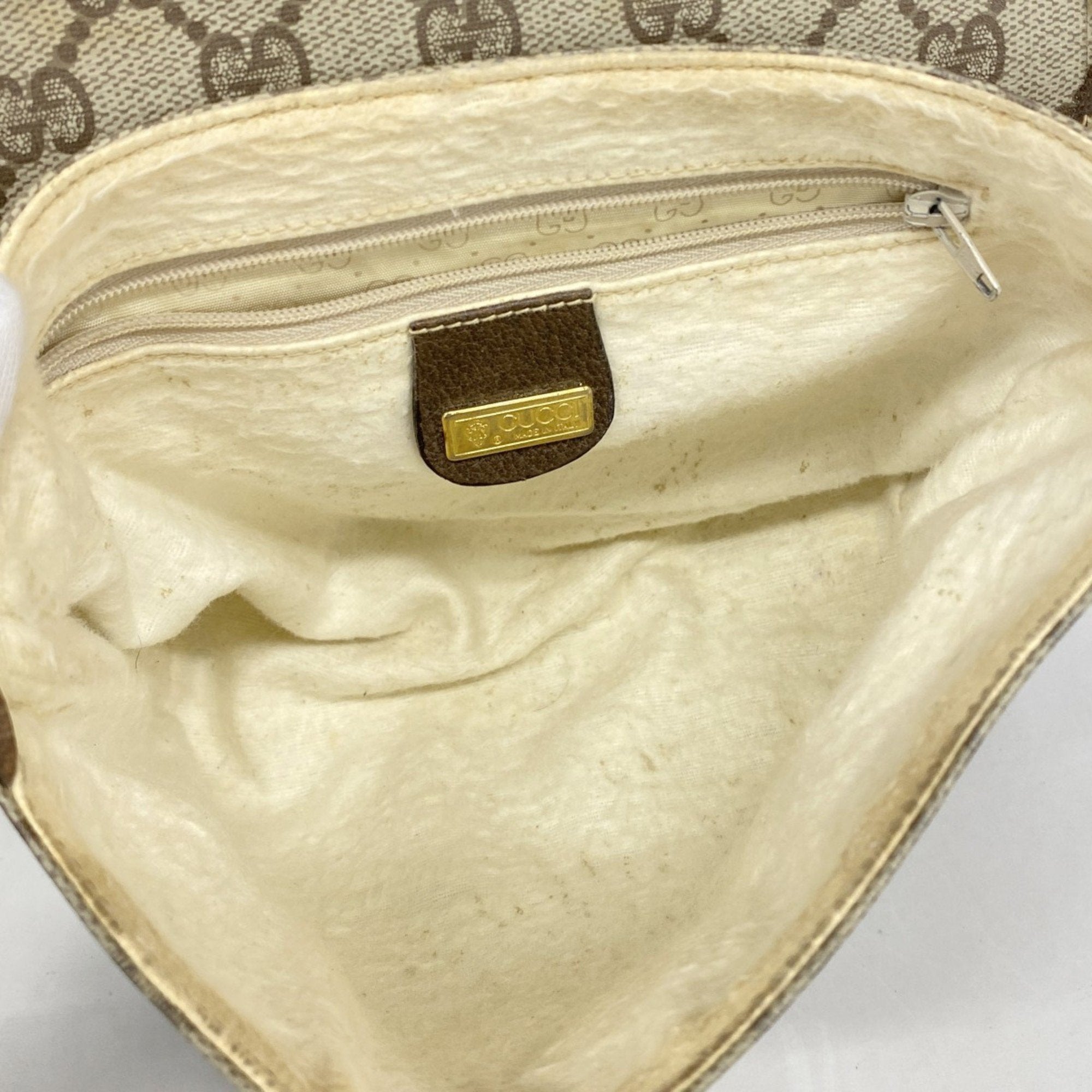 Neo Vintage Flap Belt Bag GG Coated Canvas