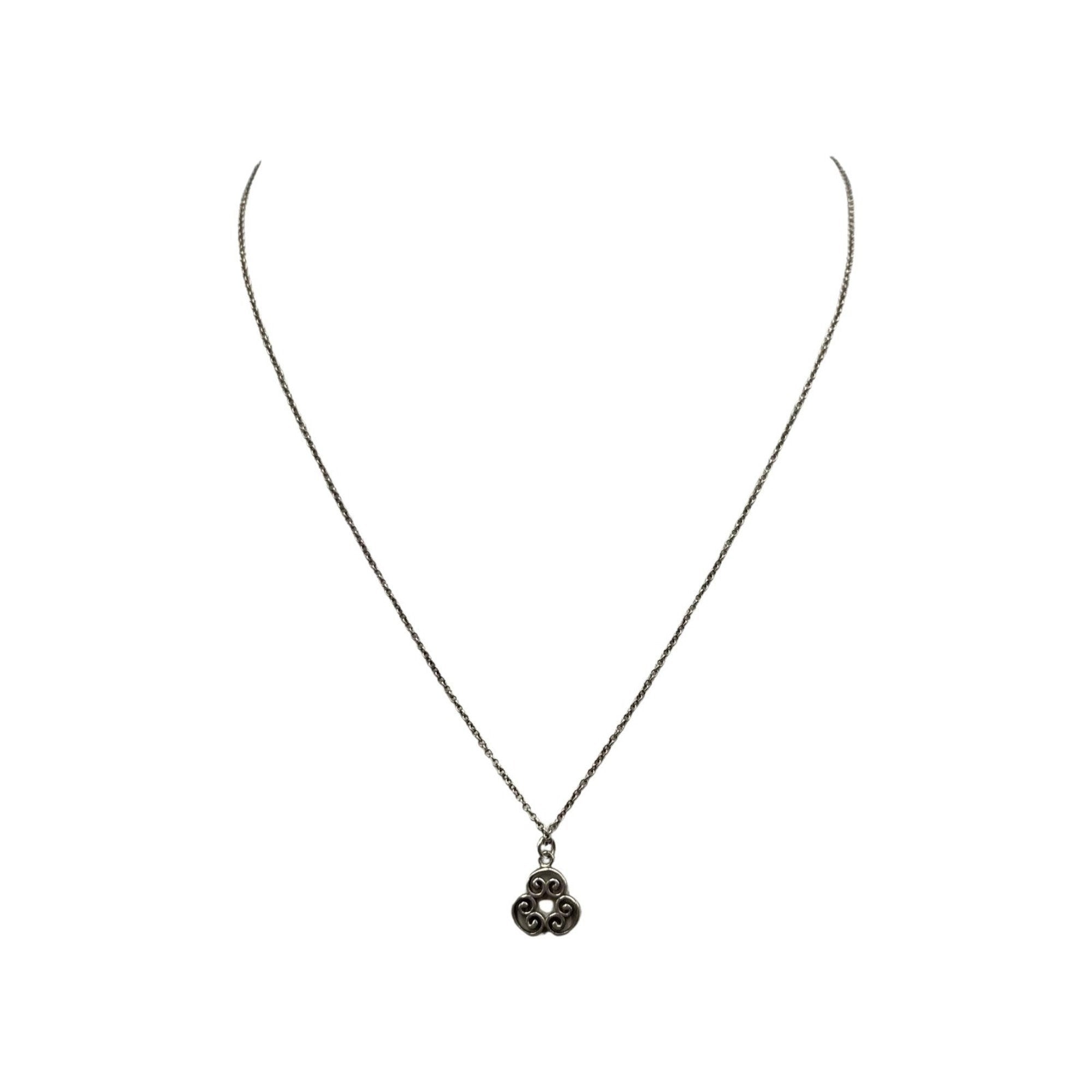 Goldoni Triplo Pendant Necklace Sterling Silver