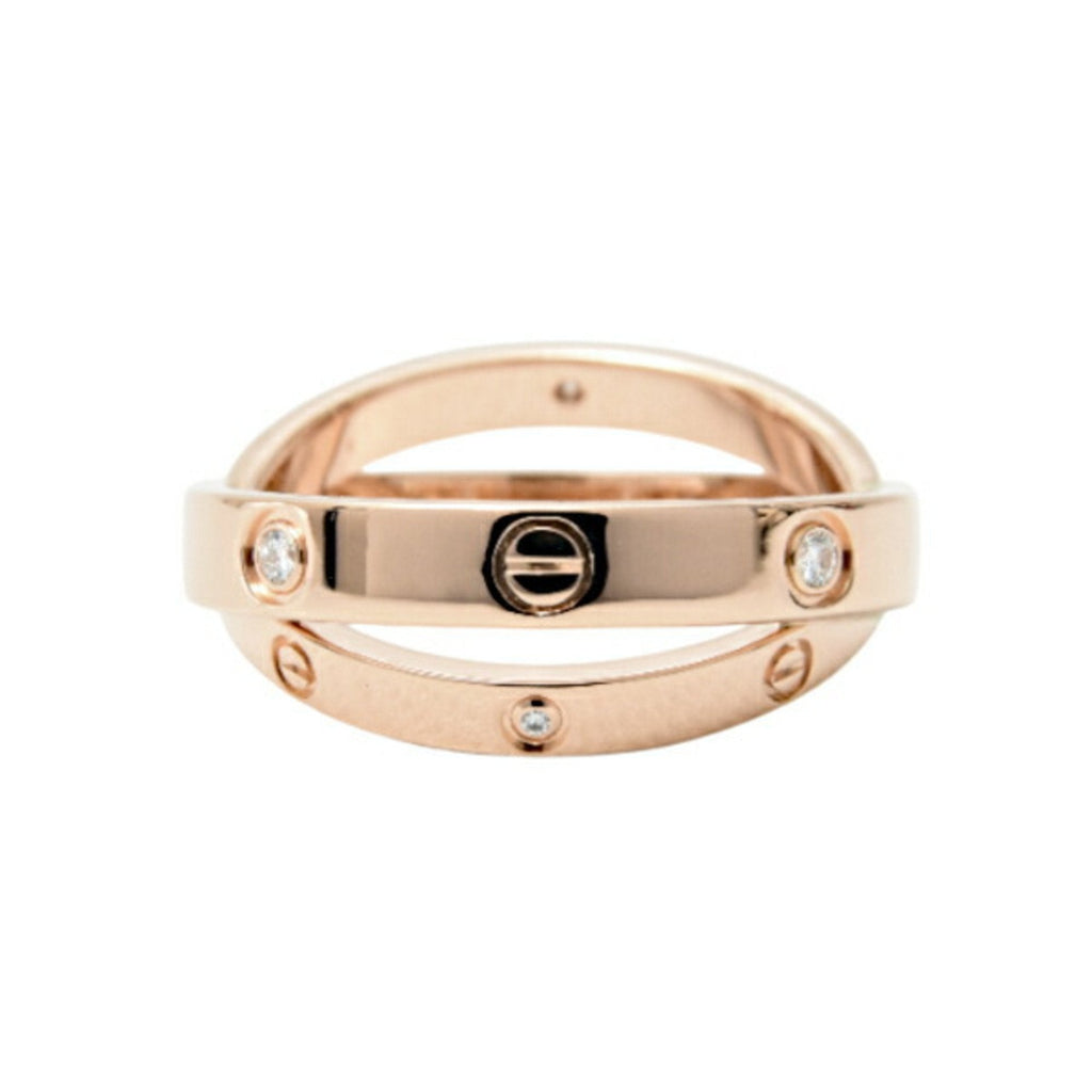 Love Ring 18K Rose Gold with Diamond