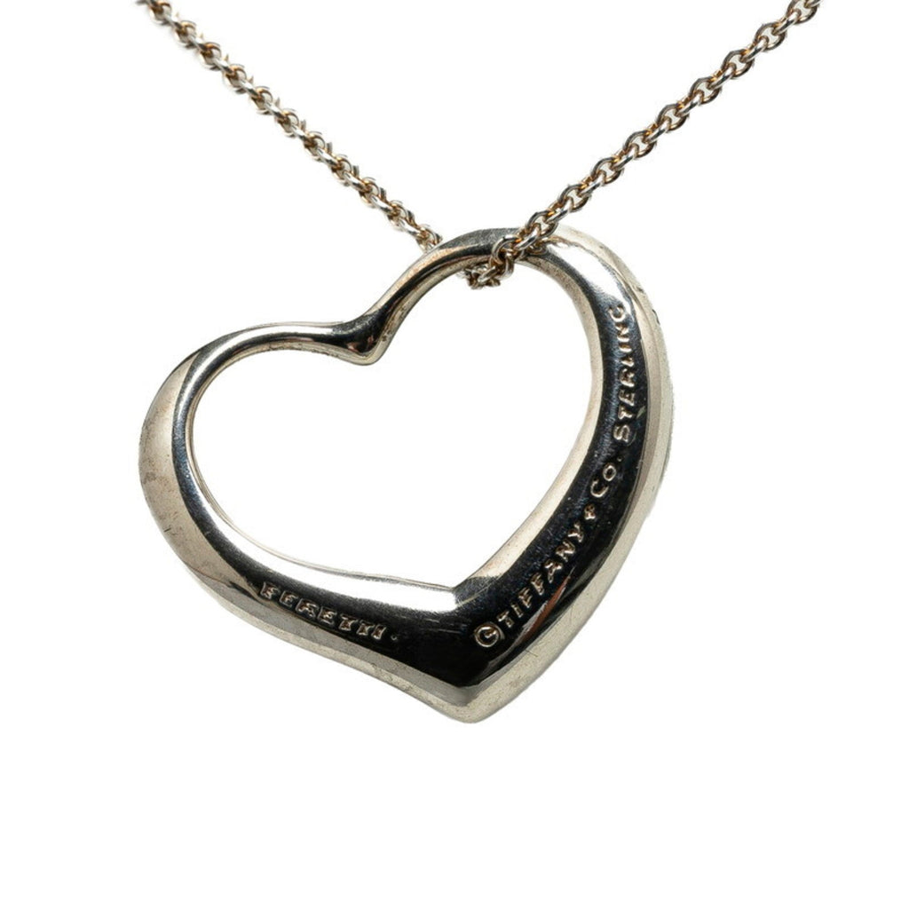 Heart Pendant Necklace Sterling Silver