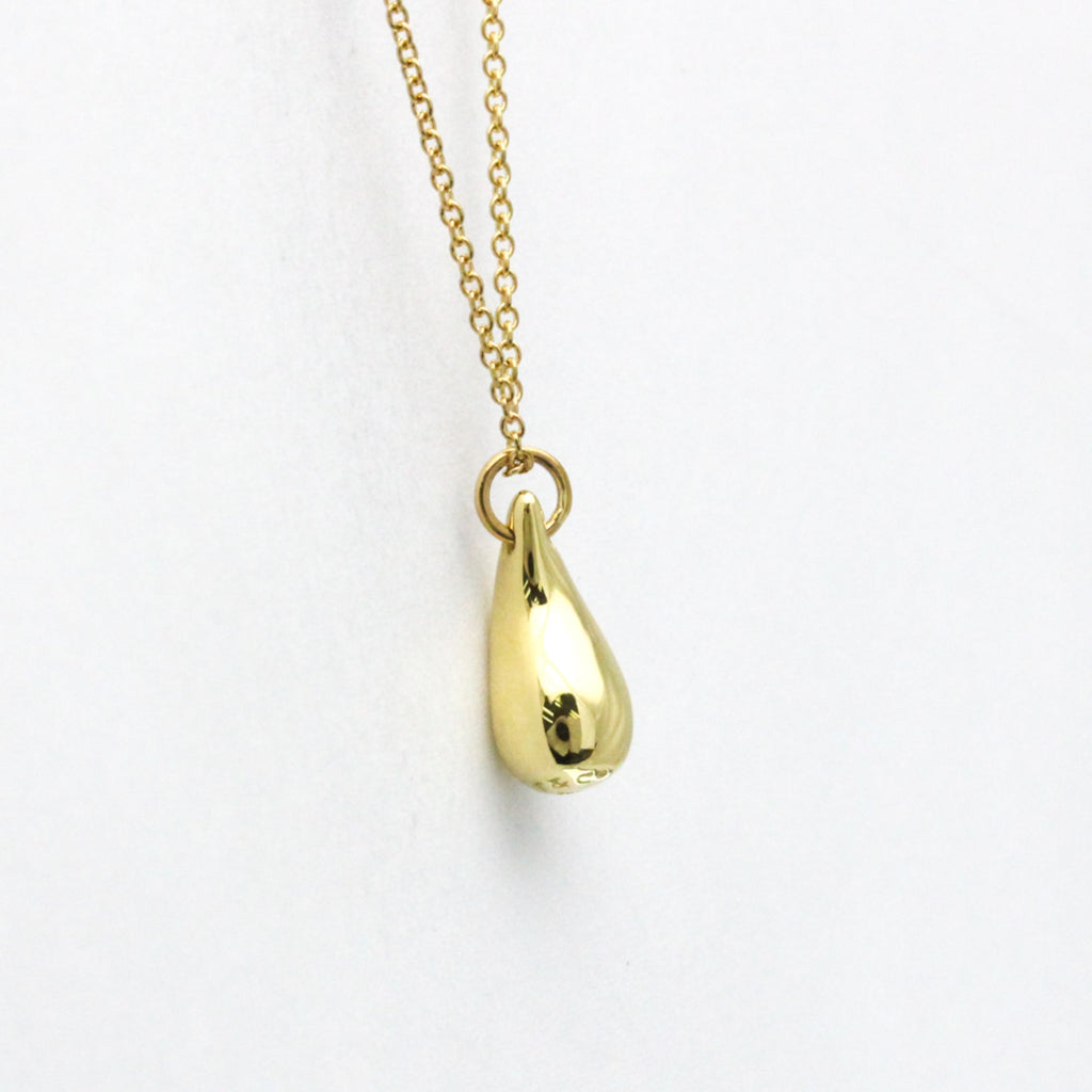 Teardrop Pendant Necklace 18K Yellow Gold