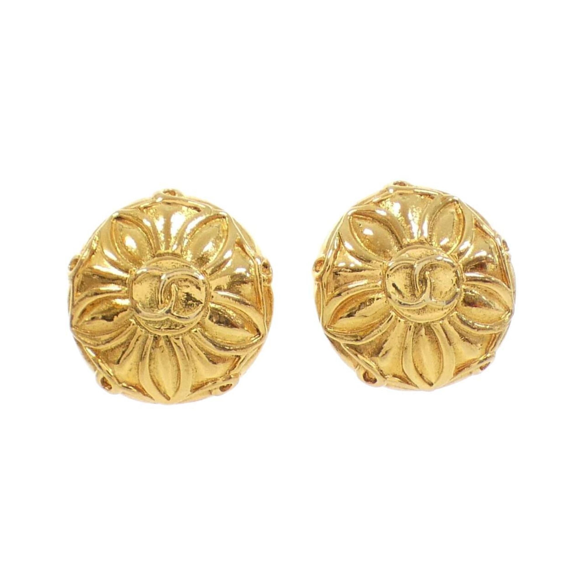 Clip-On Earrings Clip-On Gold-Tone Metal