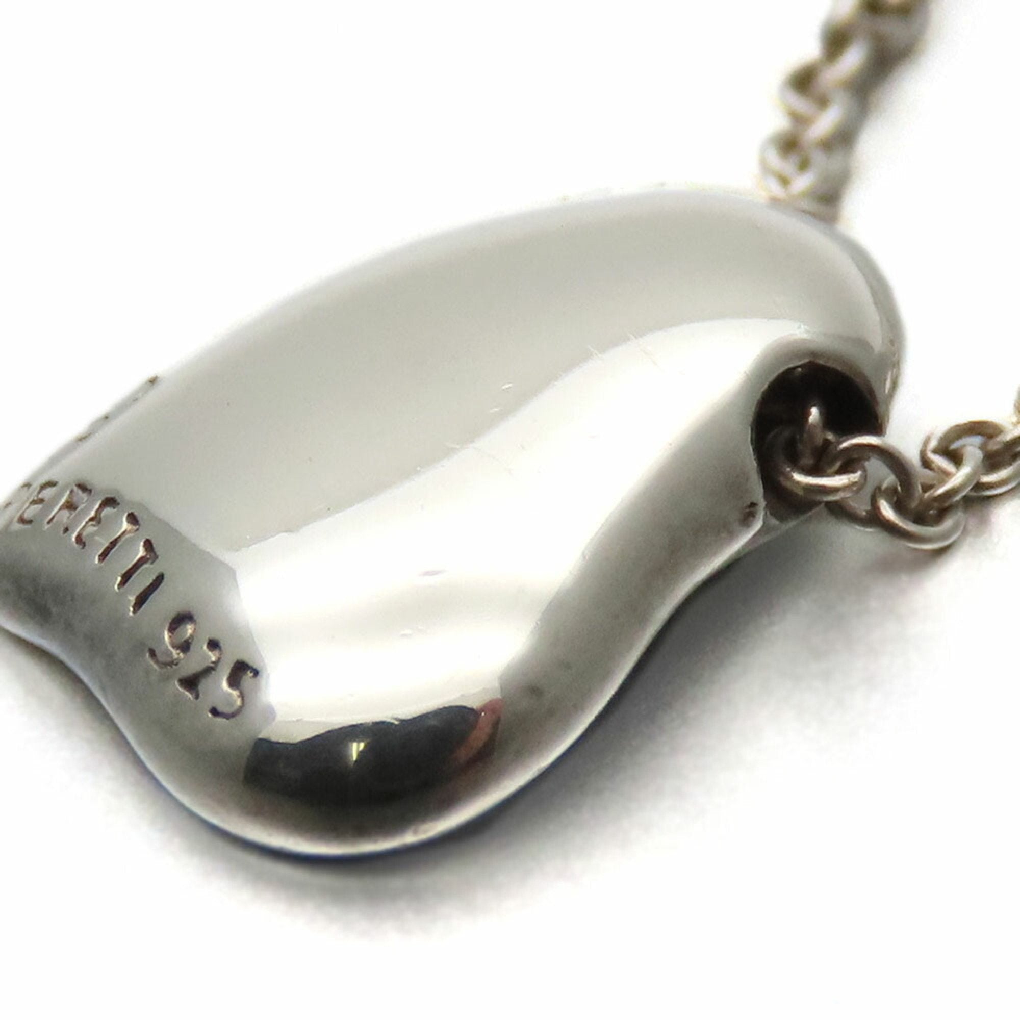 Full Heart Elsa Peretti Pendant Necklace Sterling Silver