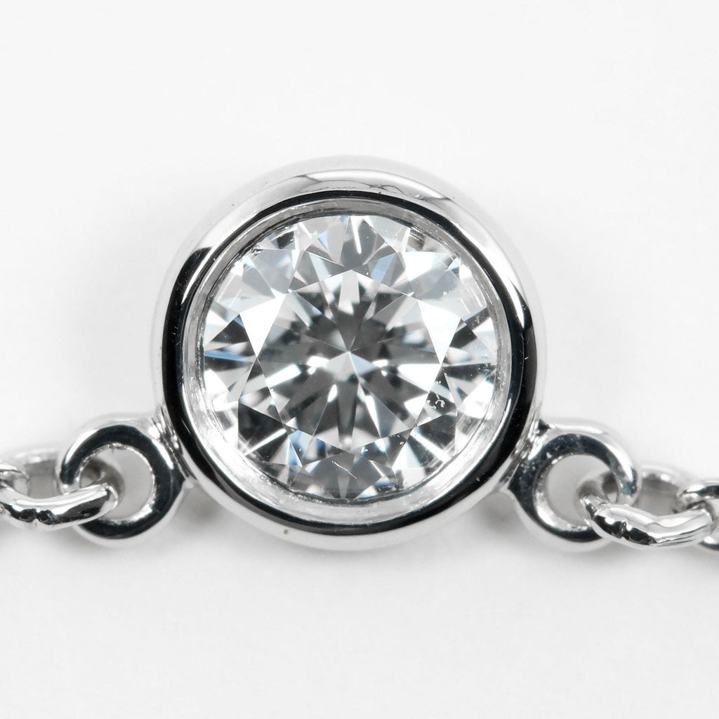 Elsa Peretti Diamonds By The Yard Pendant Necklace Platinum and Diamond