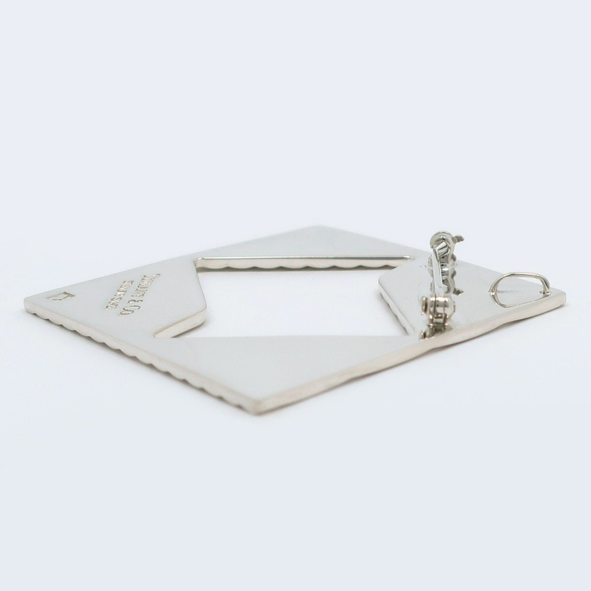 Square Brooch Sterling Silver