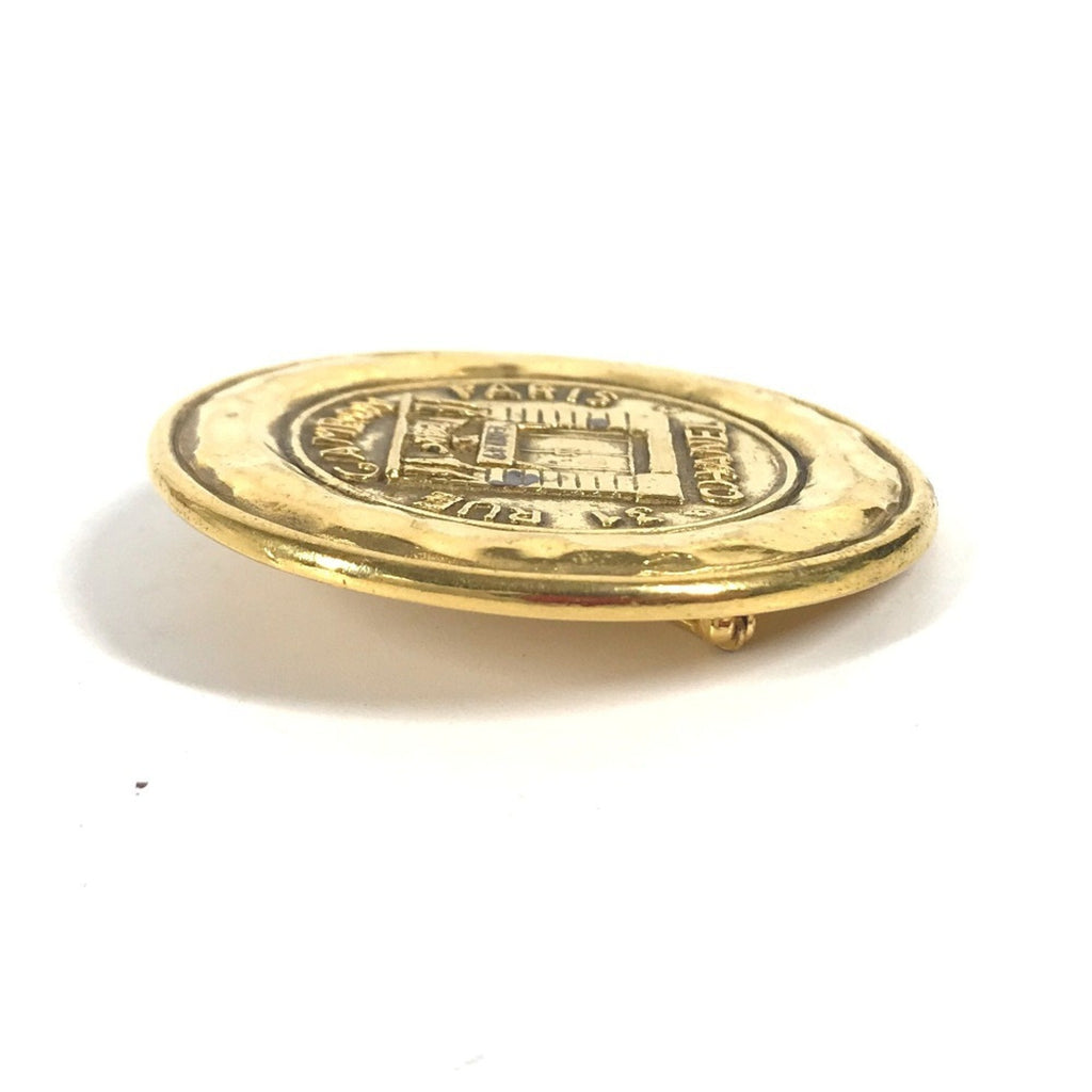 Vintage Round Brooch Metal