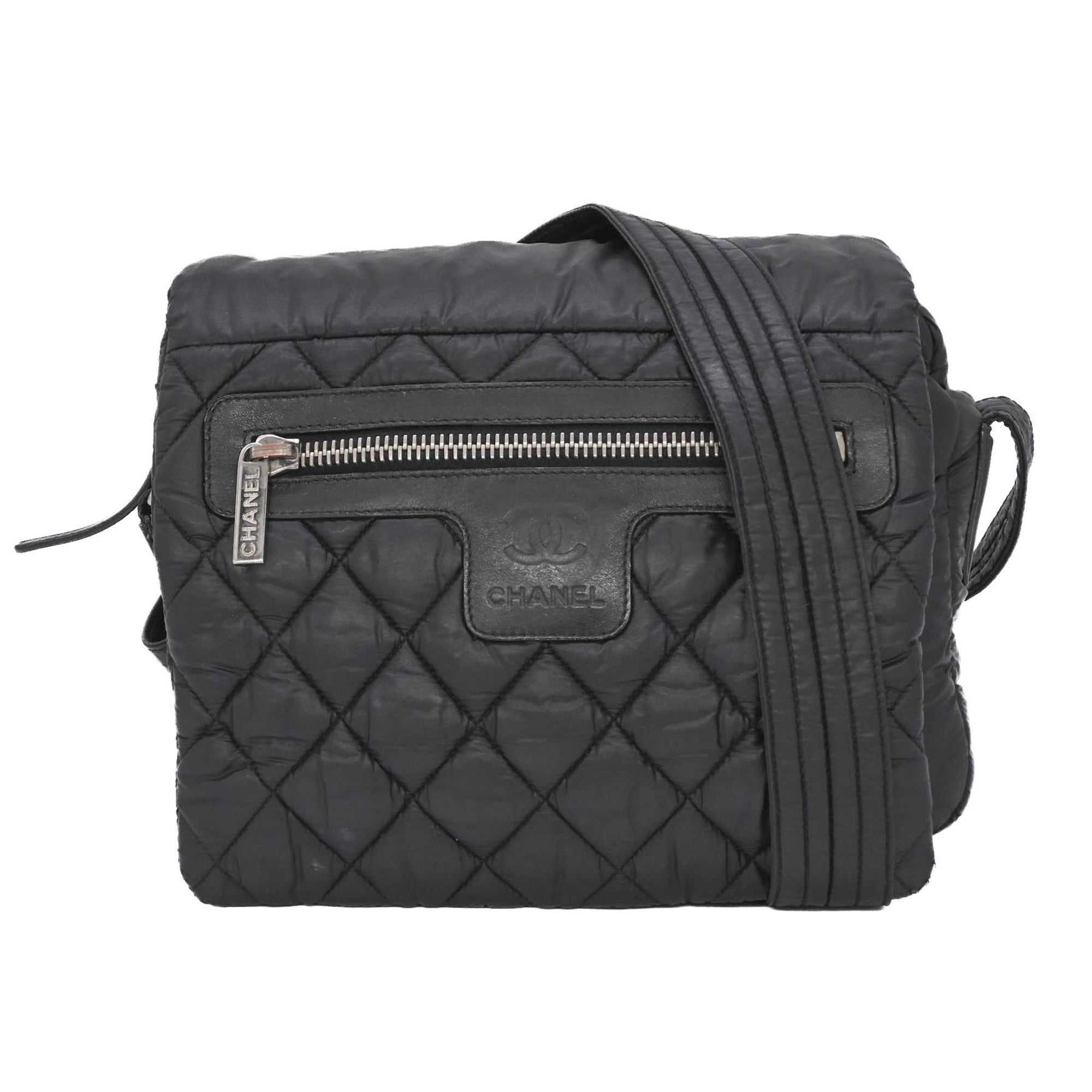 Coco Cocoon Messenger Bag Quilted Nylon Medium