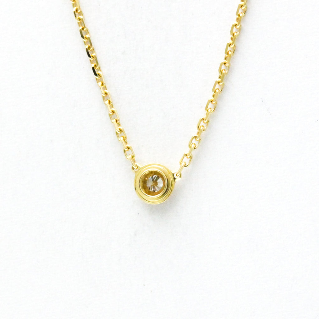 Pendant Necklace 18K Yellow Gold with Diamond