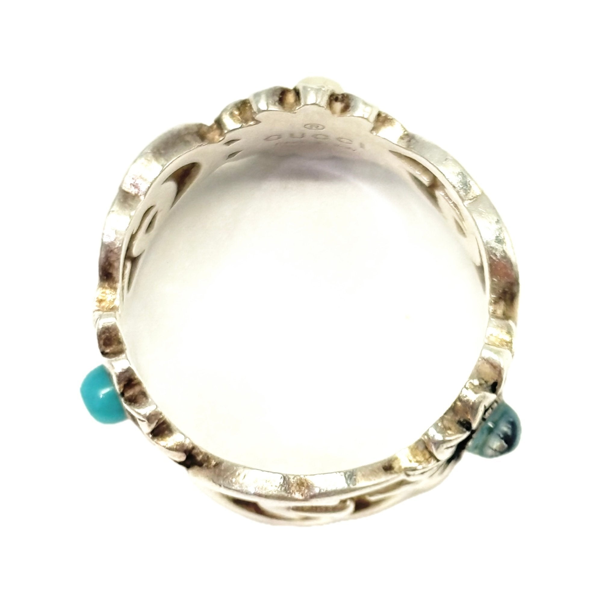 Ring Sterling Silver With Turquoise