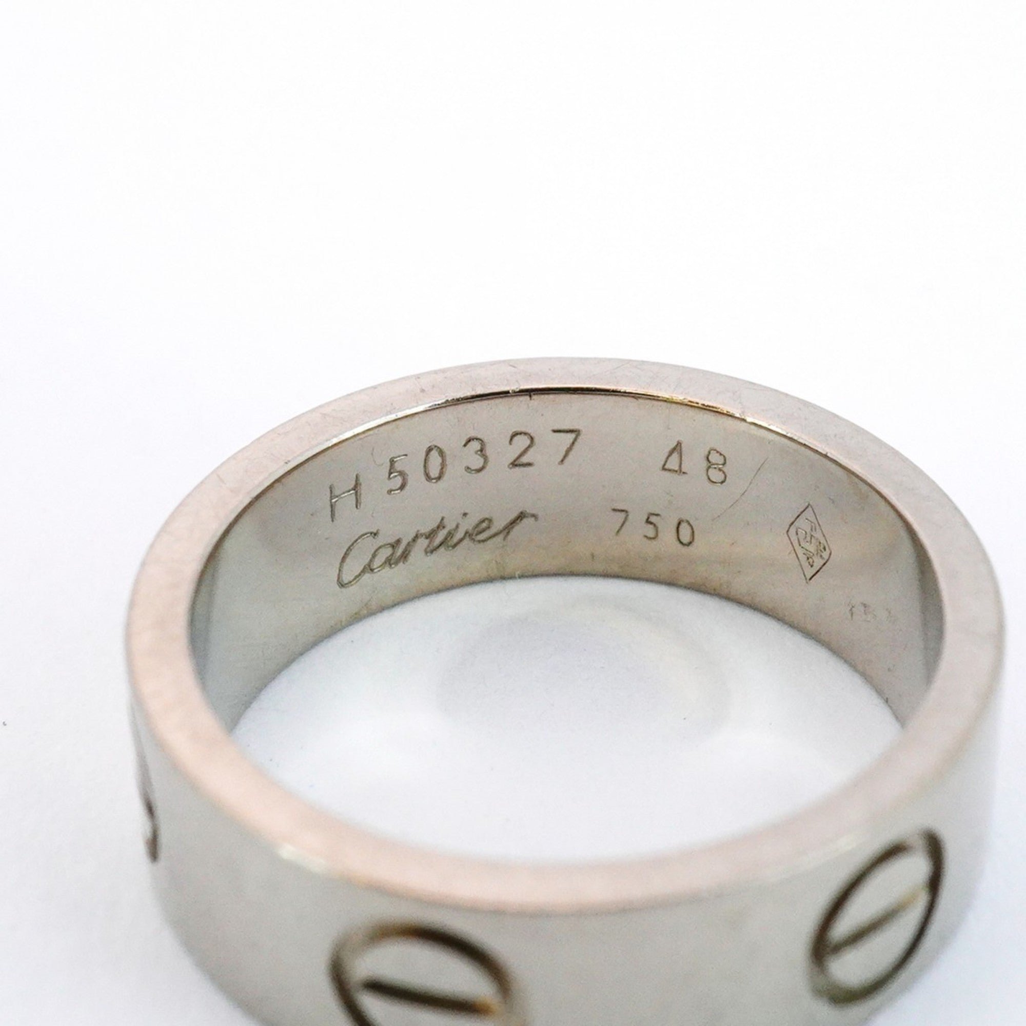 Love Ring 18K White Gold