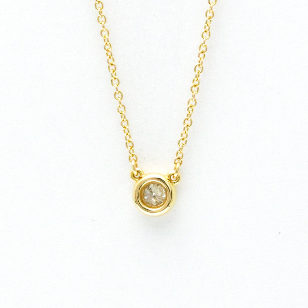 Pendant Necklace 18K Yellow Gold with Diamond