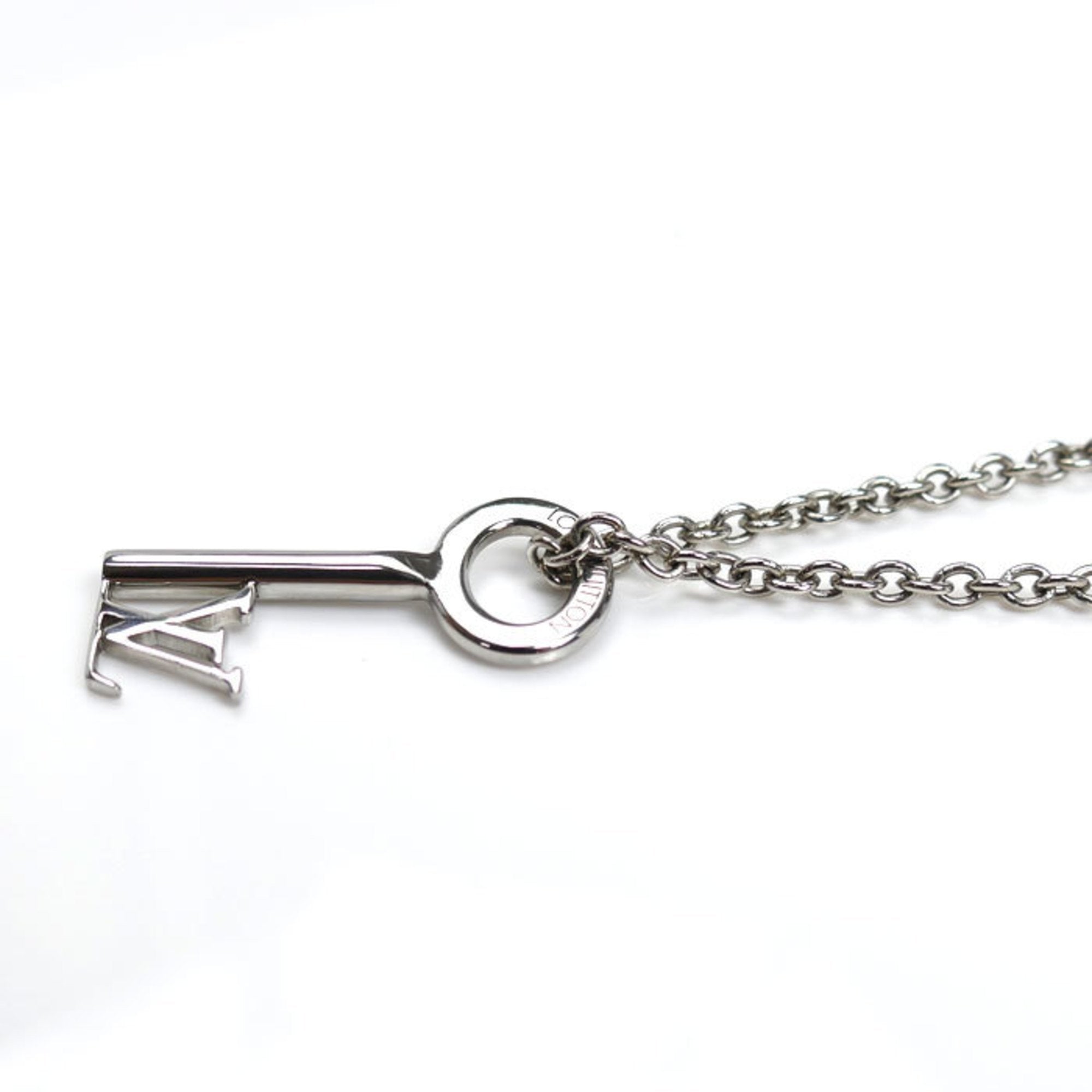 LV Key Pendant Necklace Metal