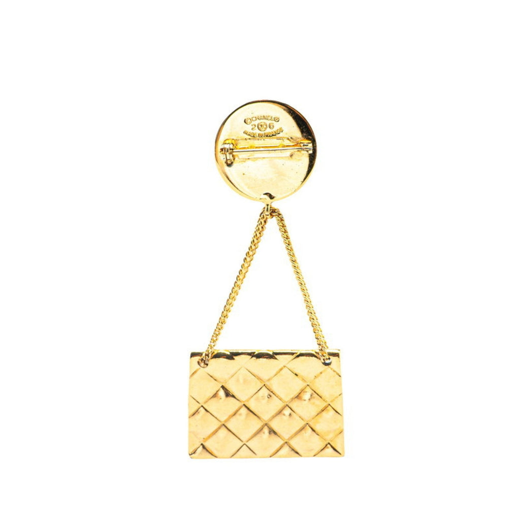 CC Logo Brooch Metal