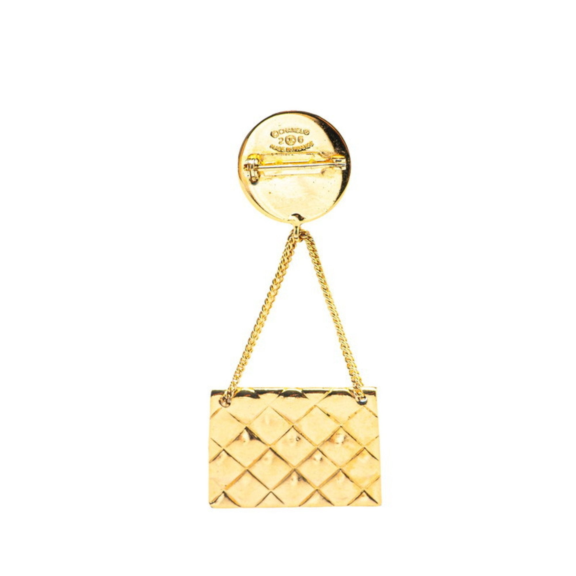 CC Logo Brooch Metal