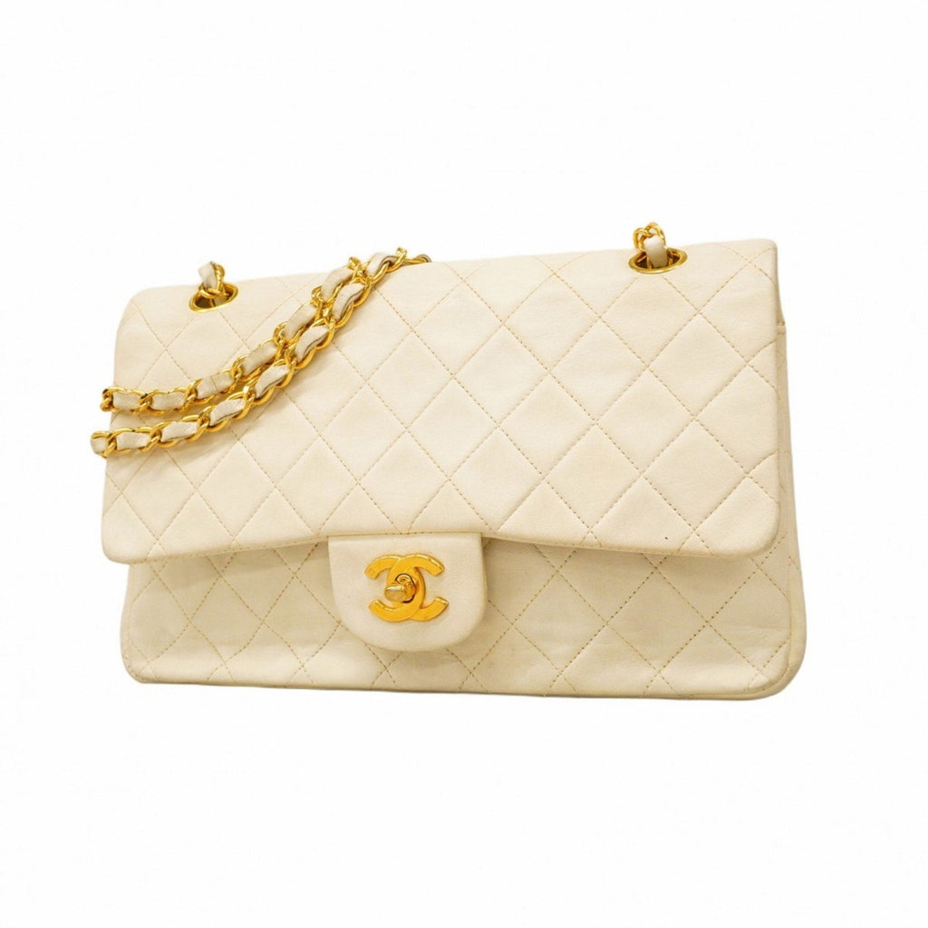 Vintage Classic Double Flap Bag Quilted Lambskin Medium