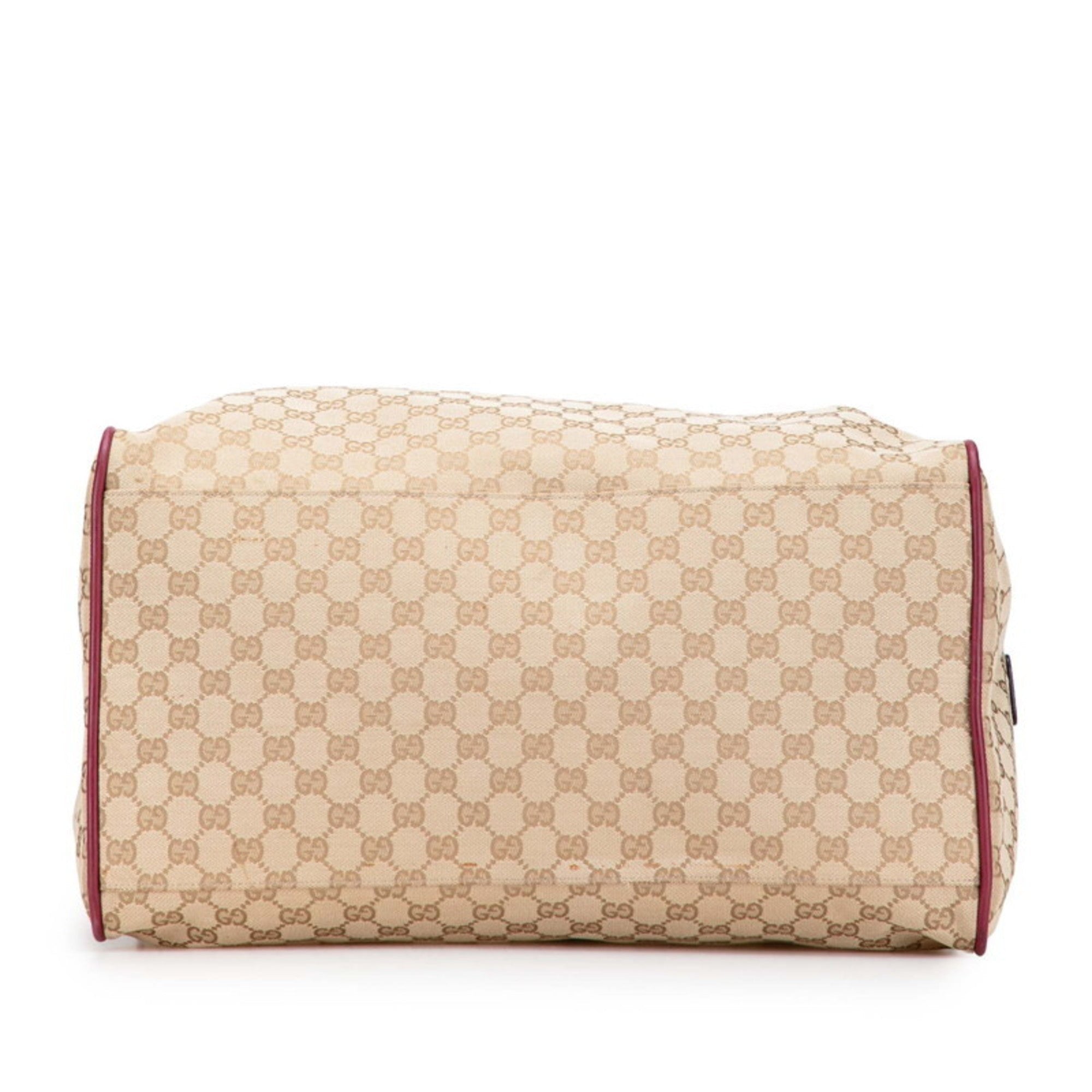 Web Carry On Duffle Bag GG Canvas Large