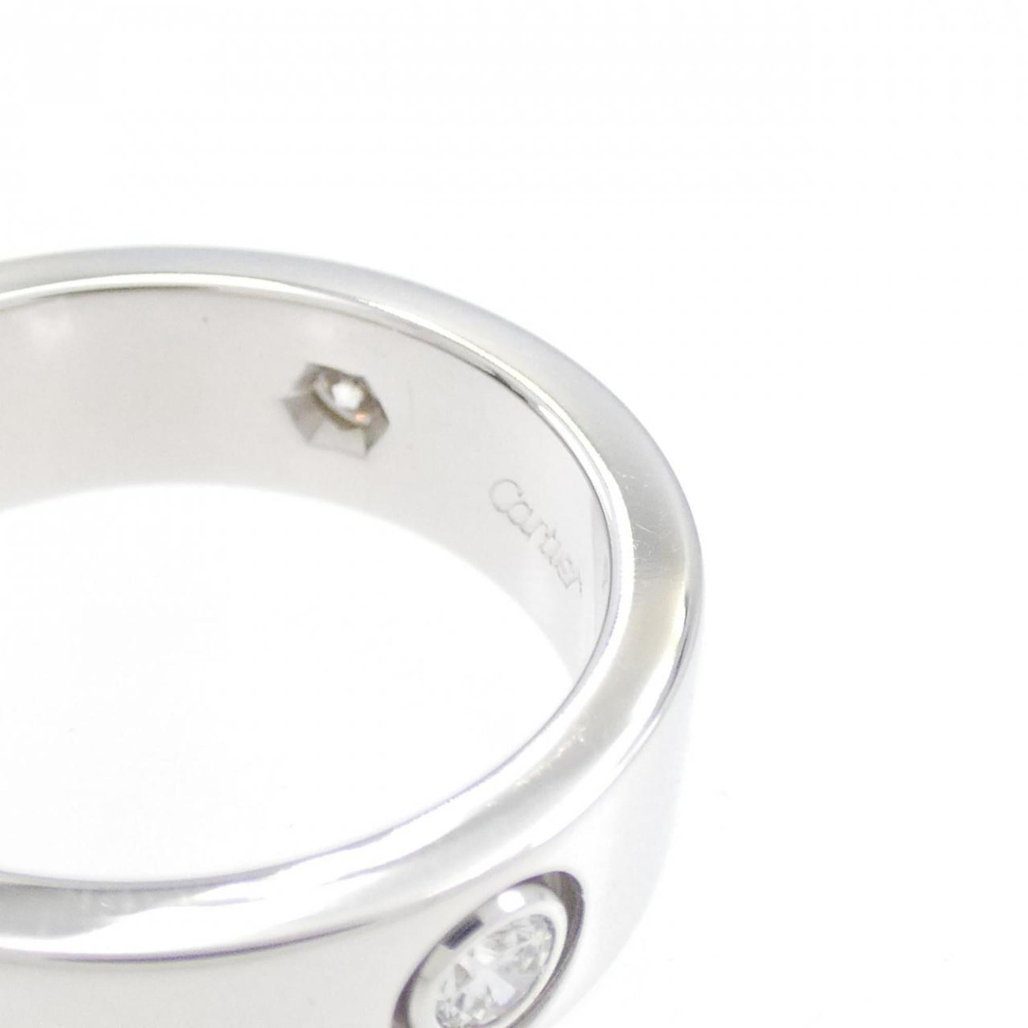 Love Ring 18K White Gold with Diamond