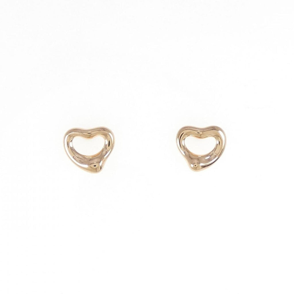 Open Heart Earrings 18K Rose Gold 7mm 18K Rose Gold