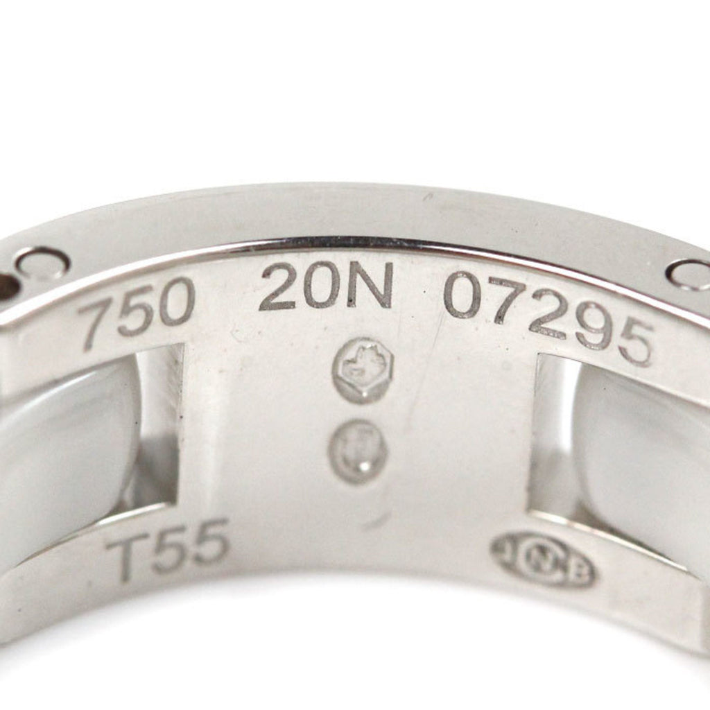 Ring Ceramic and 18K White Gold Medium with Diamond