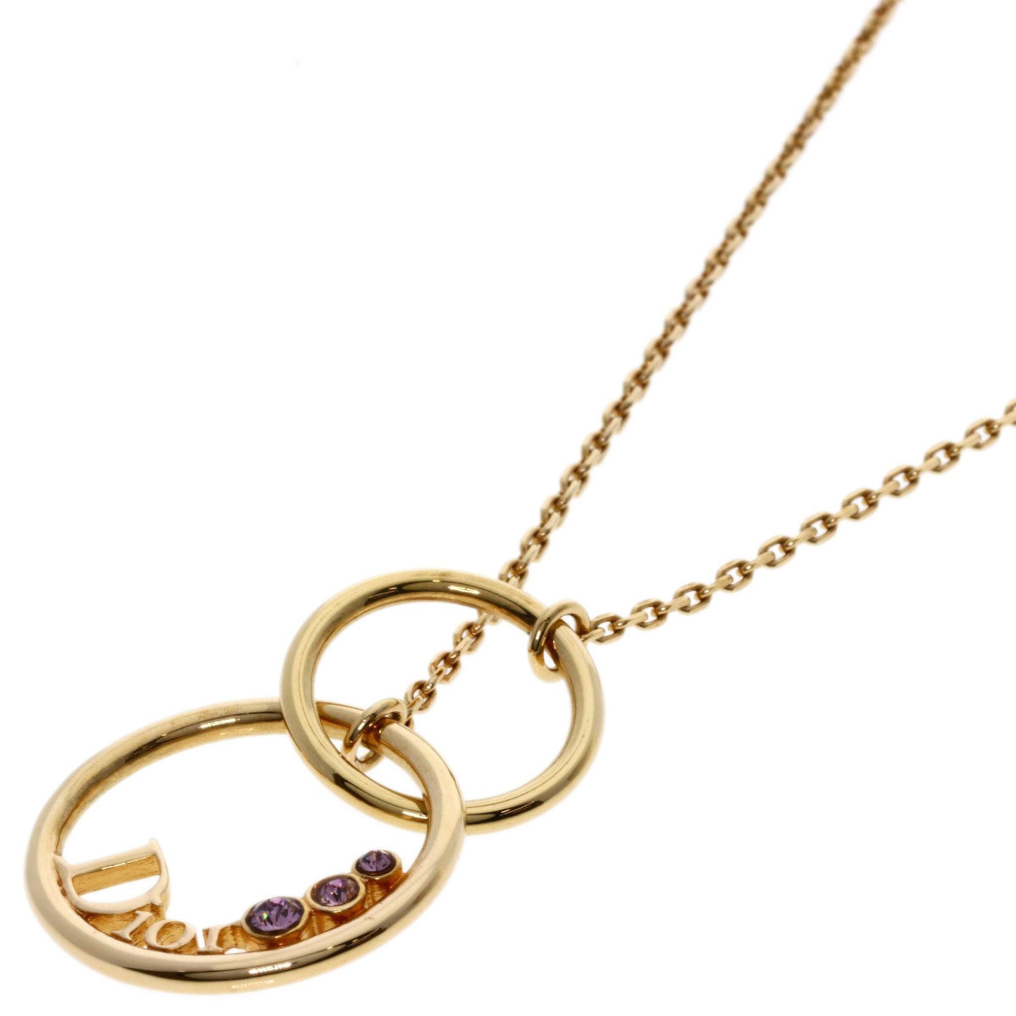 Pendant Necklace Gold Metal