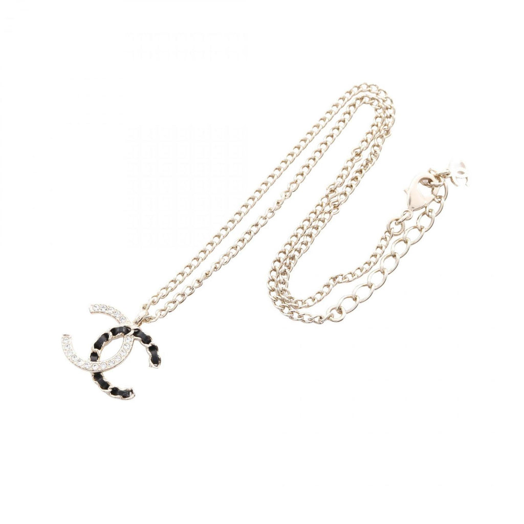 CC Logo Pendant Necklace Metal