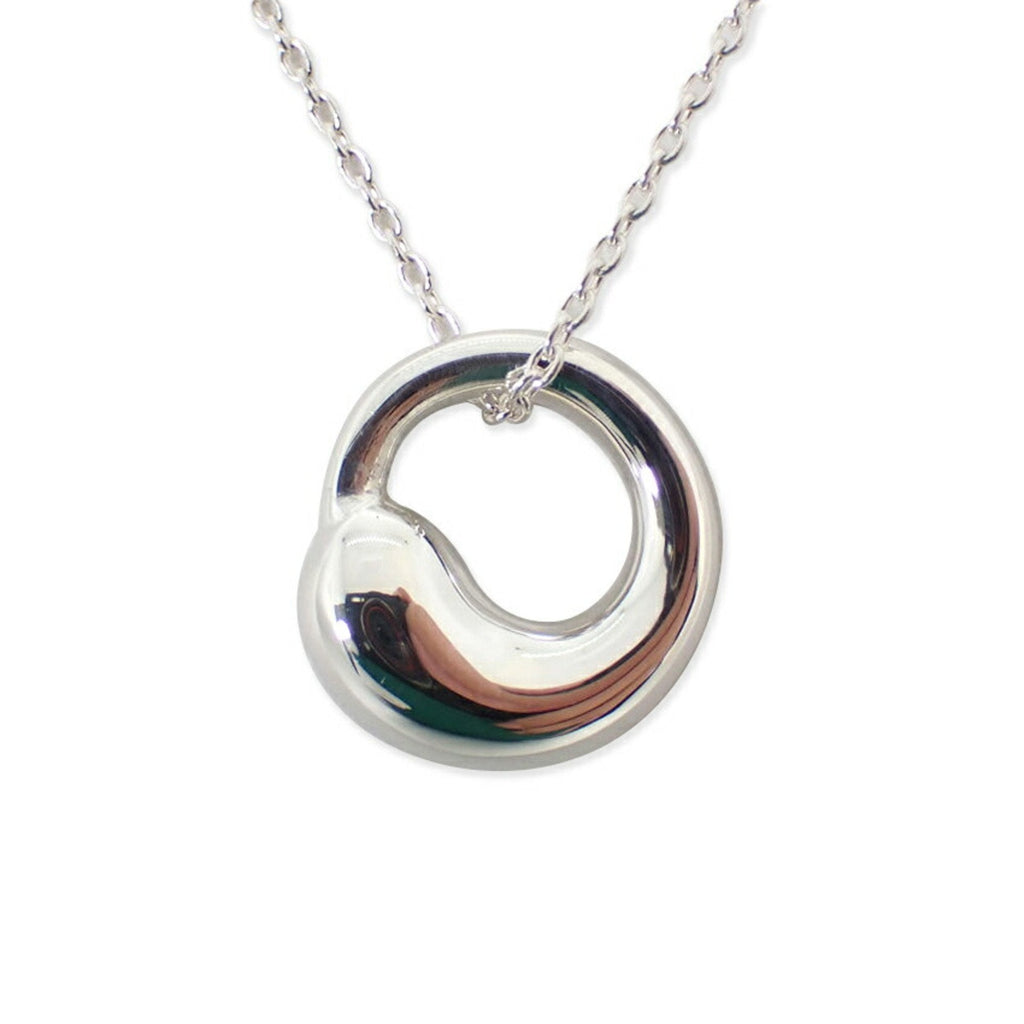 Eternal Circle Pendant Necklace Sterling Silver