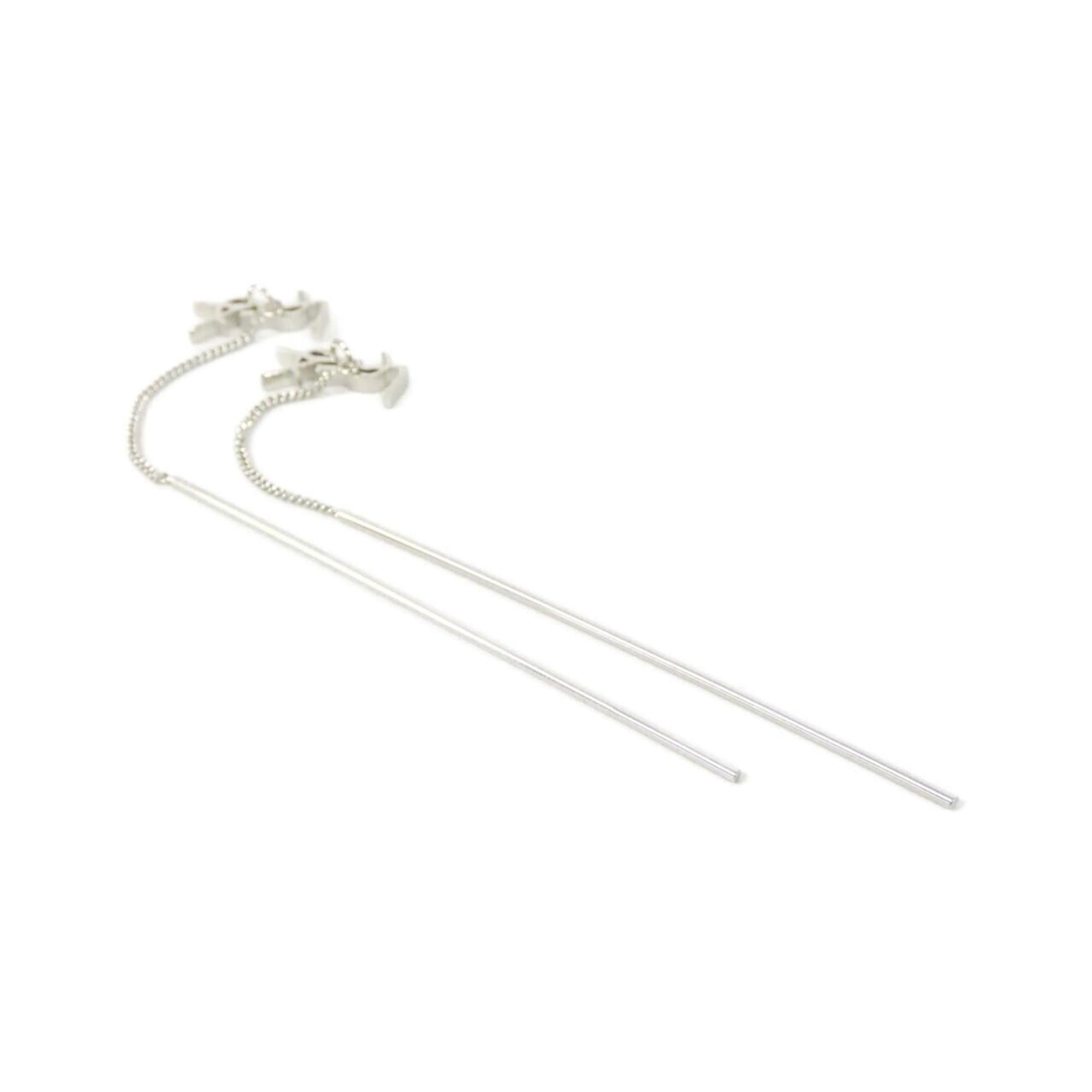 Earrings Silver-Tone Metal