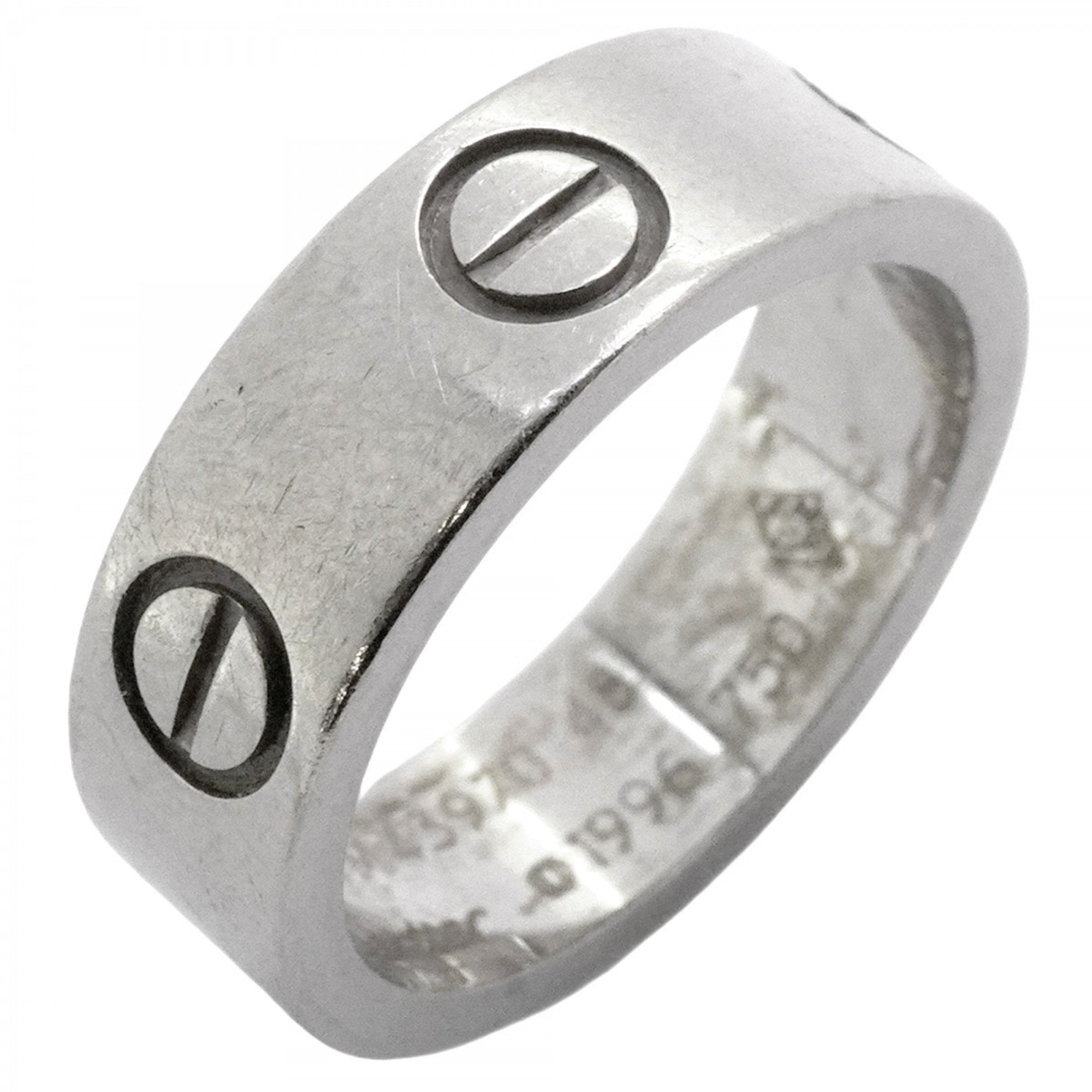 Love Ring 18K White Gold