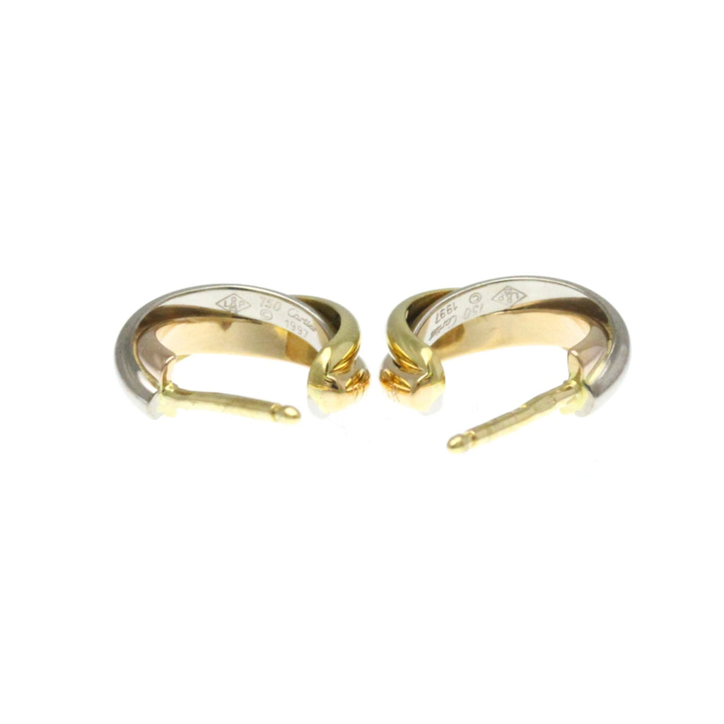 Trinity Earrings 18K Tricolor Gold