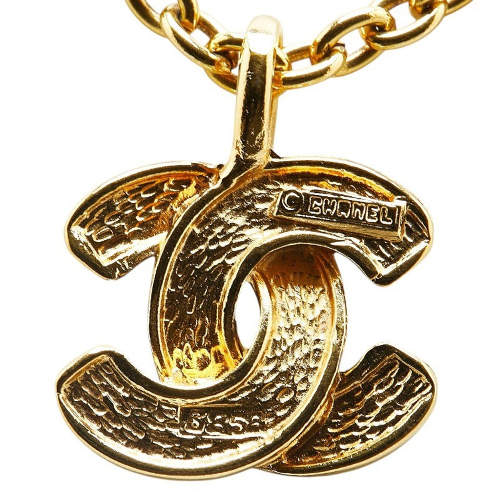CC Logo Pendant Necklace Metal